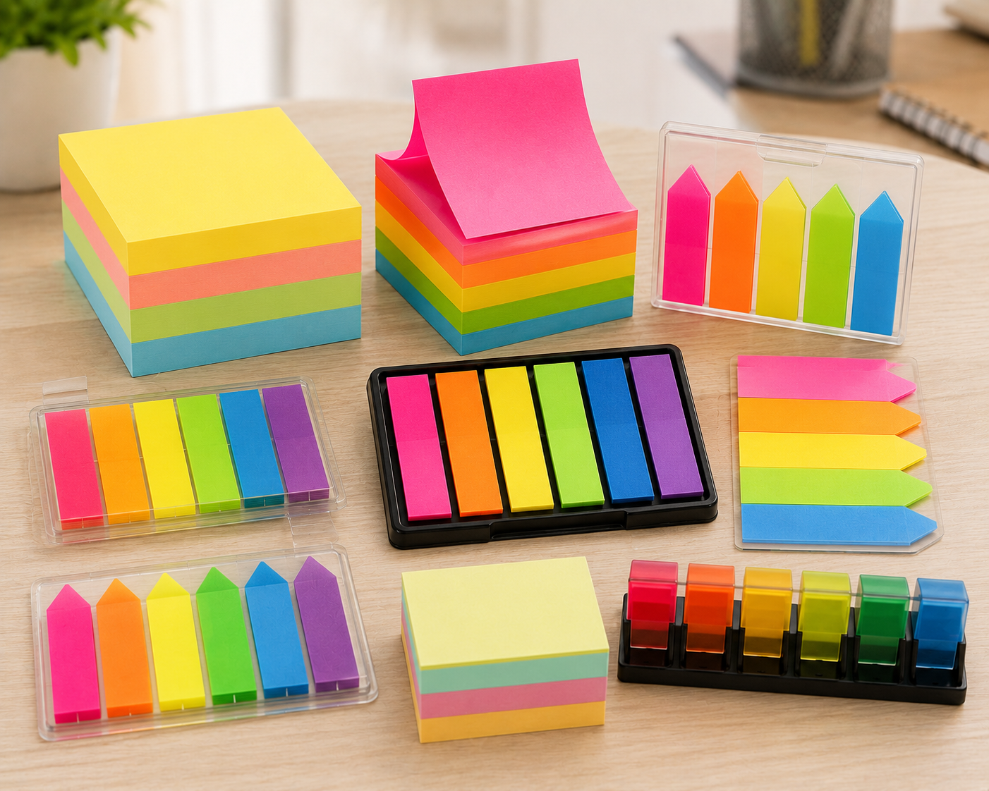 Adhesive Notes Flags Tabs
